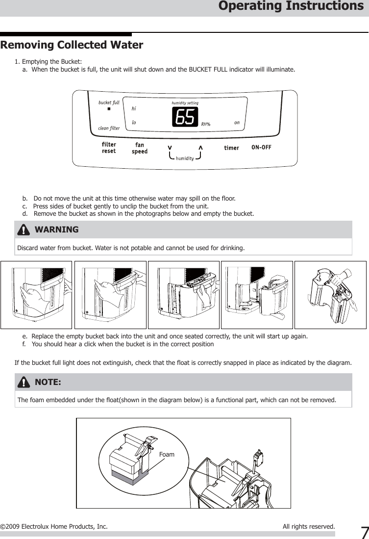 Page 7 of 10 - Frigidaire Frigidaire-Fad504Dwd-Owners-Manual- 灏侀潰  Frigidaire-fad504dwd-owners-manual