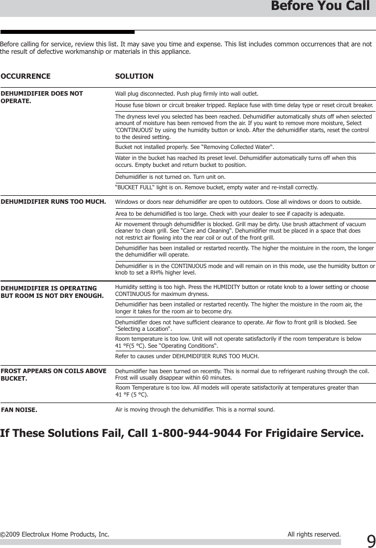 Page 9 of 10 - Frigidaire Frigidaire-Fad504Dwd-Owners-Manual- 灏侀潰  Frigidaire-fad504dwd-owners-manual