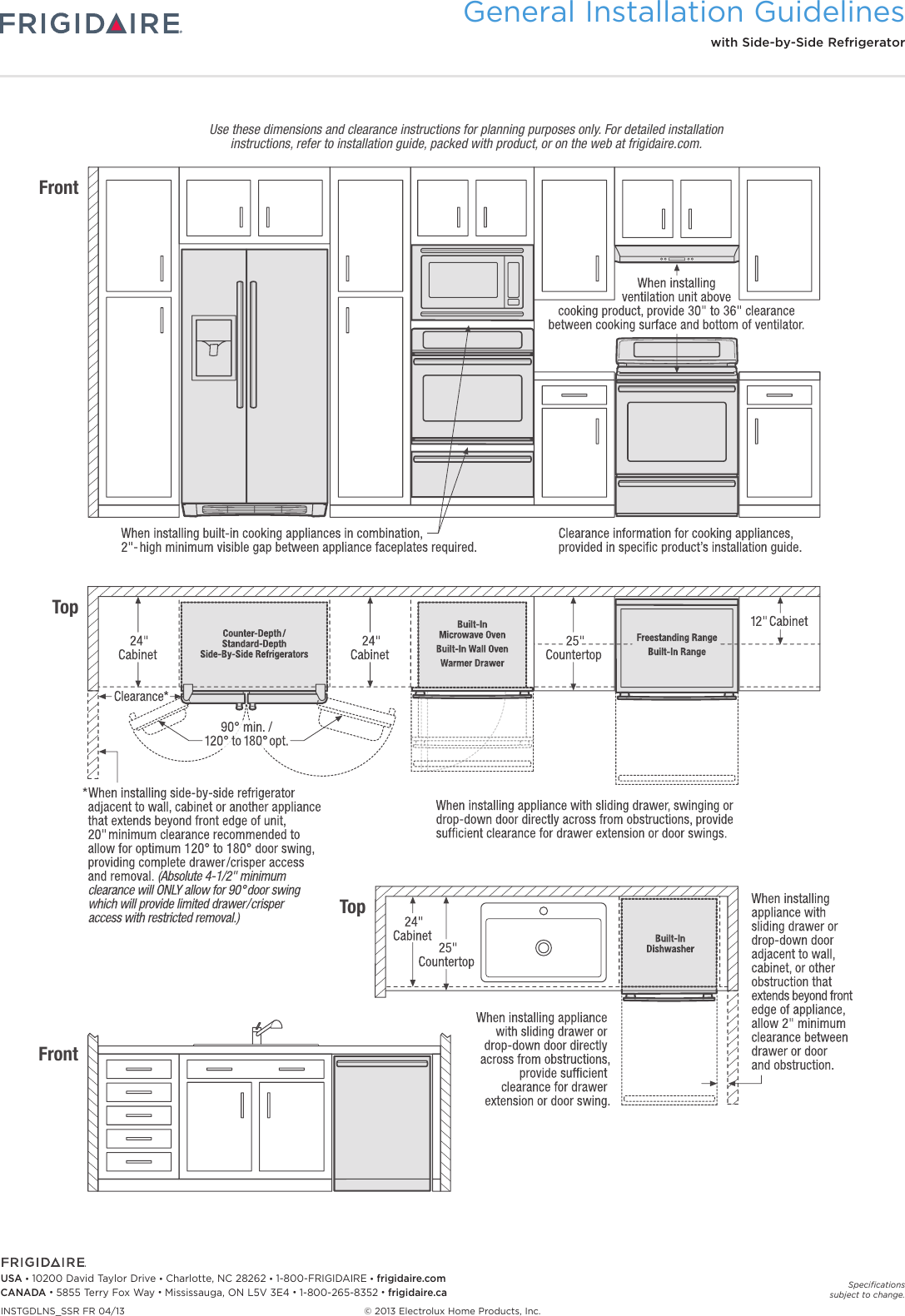 Page 4 of 7 - Frigidaire Frigidaire-Ffew2725Pb-Product-Specifications-Sheet-  Frigidaire-ffew2725pb-product-specifications-sheet