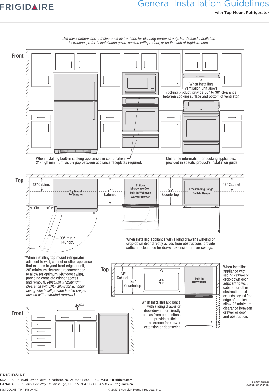 Page 5 of 7 - Frigidaire Frigidaire-Ffew2725Pb-Product-Specifications-Sheet-  Frigidaire-ffew2725pb-product-specifications-sheet