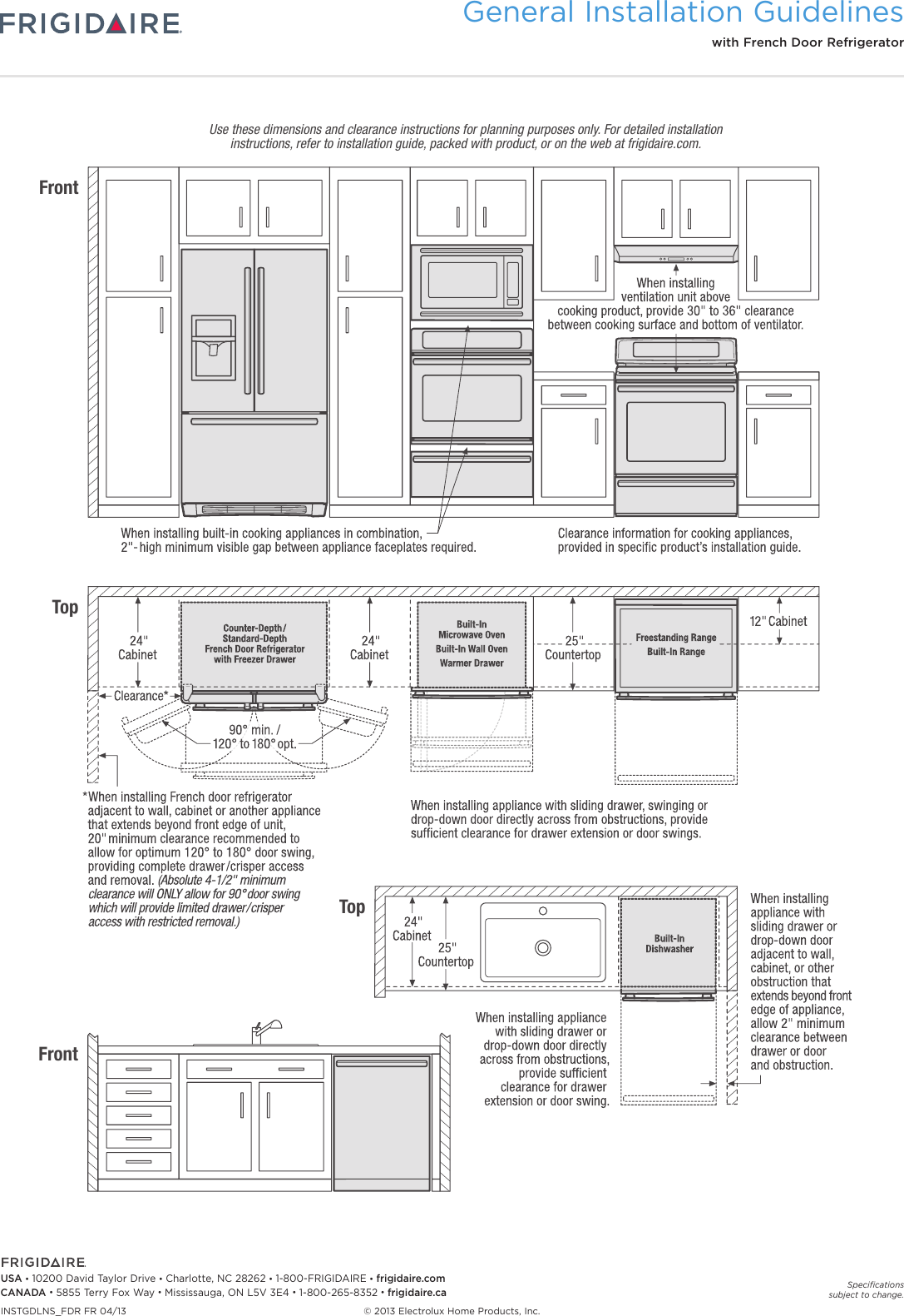 Page 6 of 7 - Frigidaire Frigidaire-Ffew2725Pb-Product-Specifications-Sheet-  Frigidaire-ffew2725pb-product-specifications-sheet