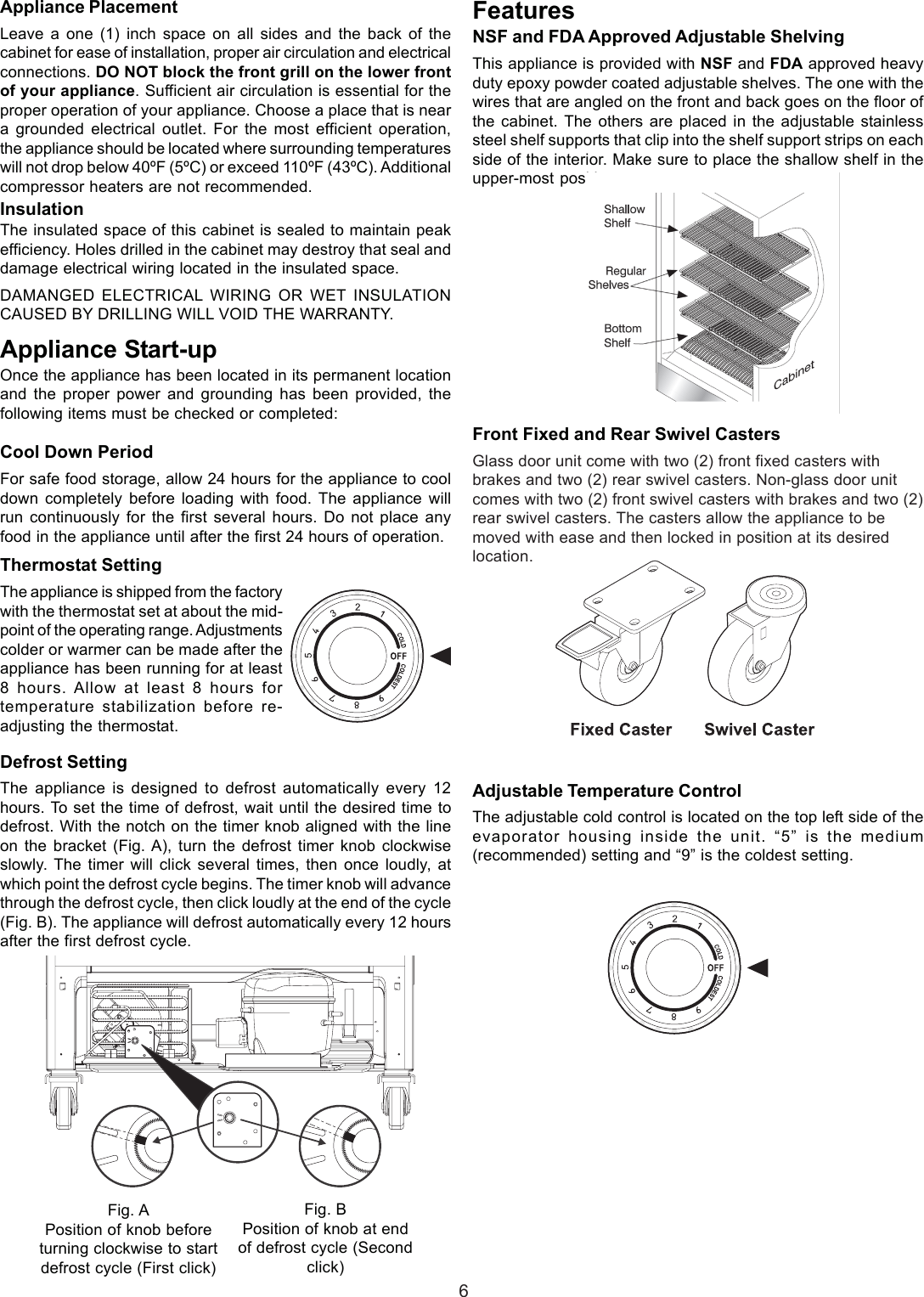 Page 6 of 11 - Frigidaire GLASS DOOR REFRIGERATOR 297068500 User Manual  To The 694005d6-a109-4e75-afda-e8bf1263caf4