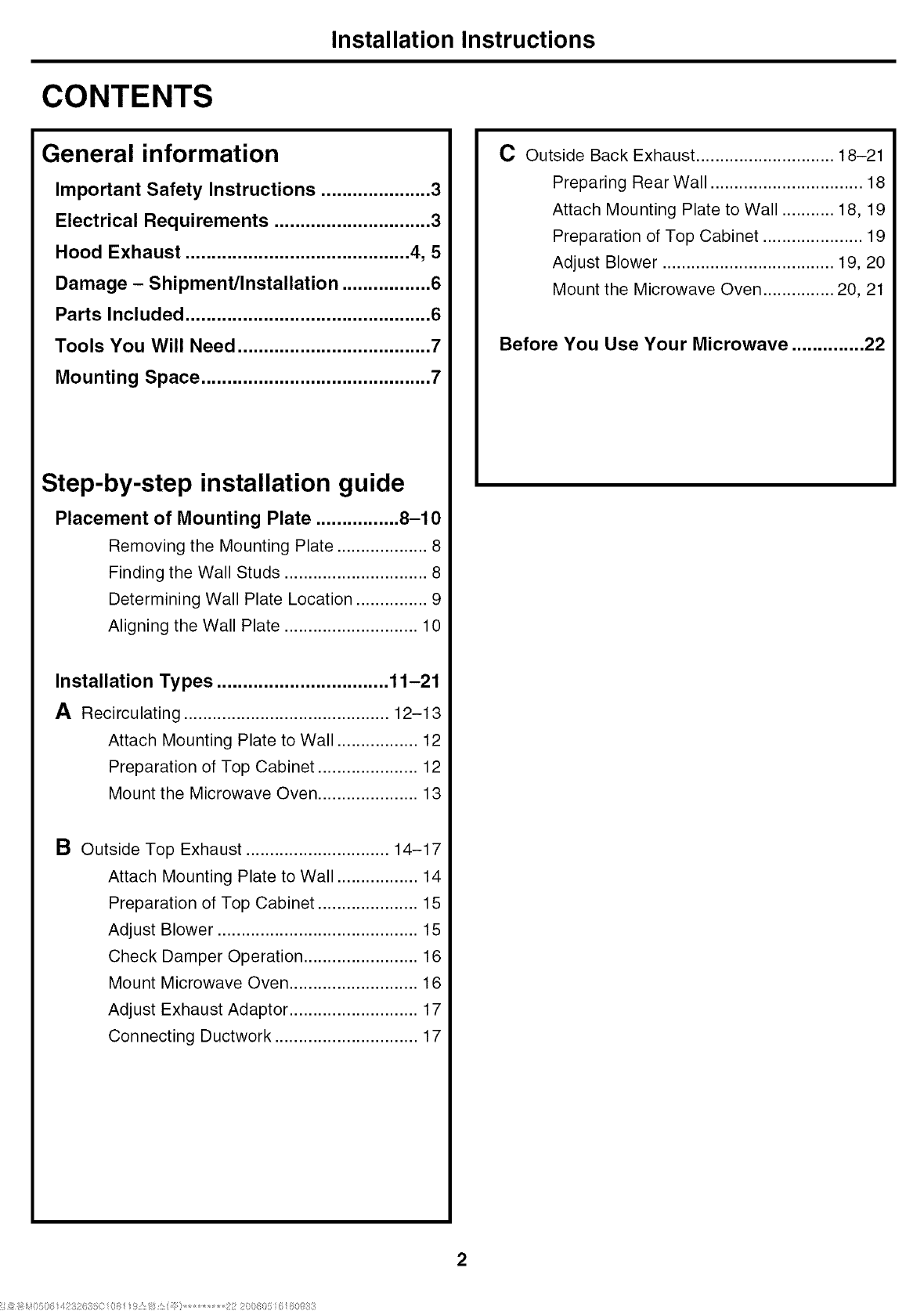 Frigidaire LEVM30FE User Manual FRIGIDAIRE/MICROWAVE Manuals And Guides