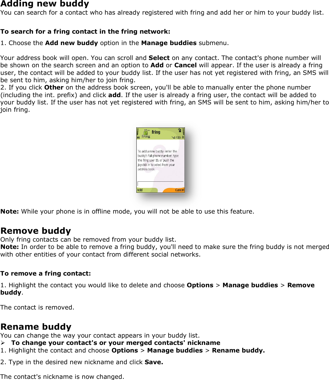 Page 7 of 8 - Fring Fring-For-Nokia-5800-And-N97-Mini-Symbian-9-4-1-User-Guide Quick Installation And User Guide