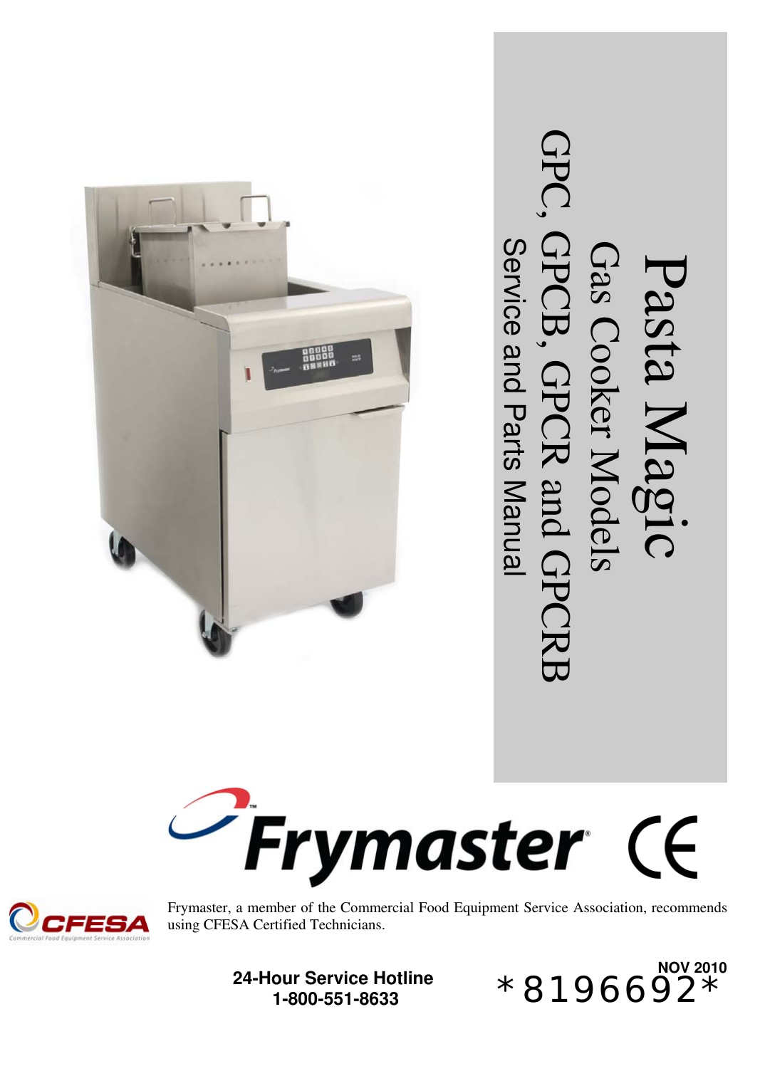24-volt Frymaster 807-0670 Relay 