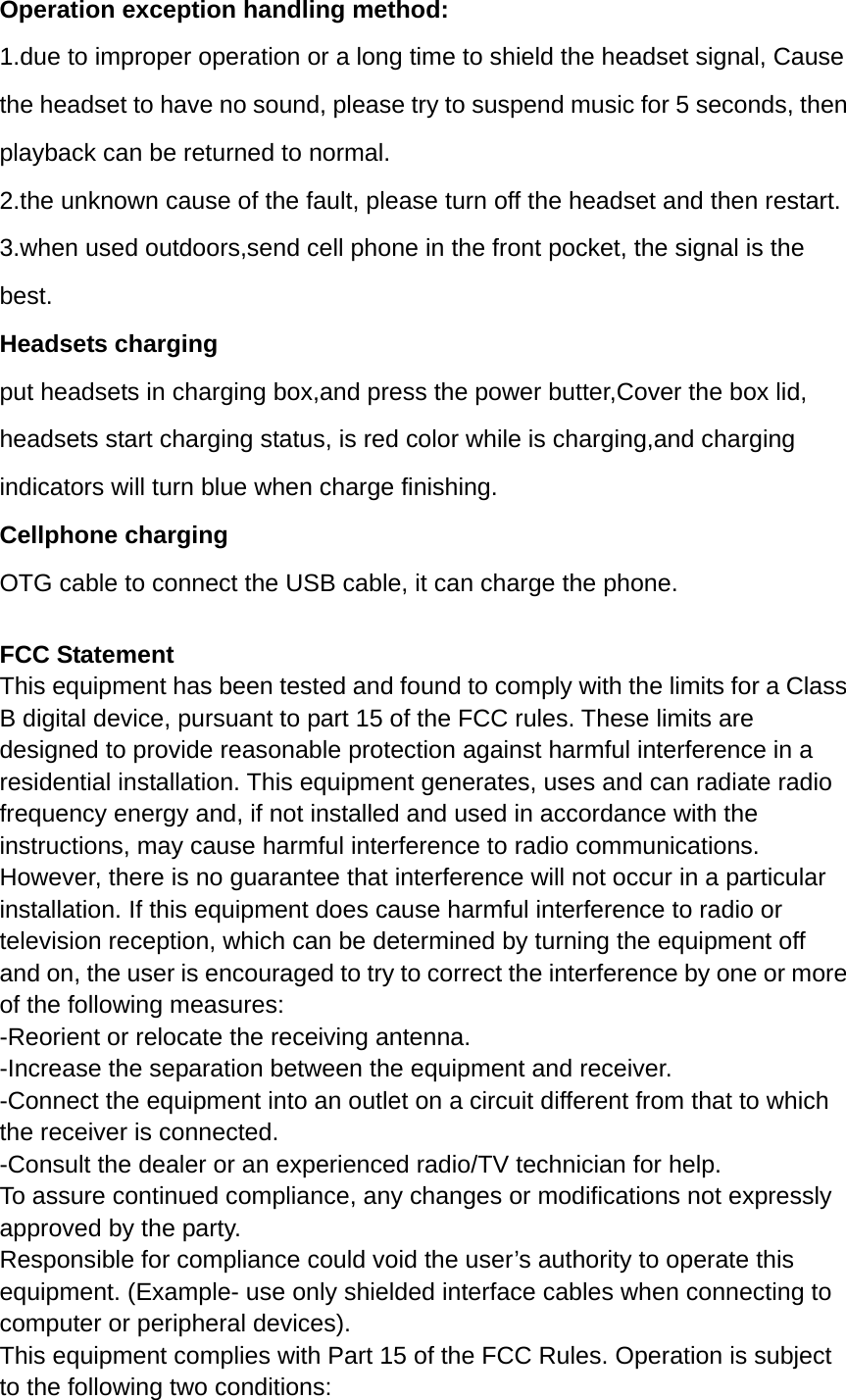 earteana wireless earbuds instructions