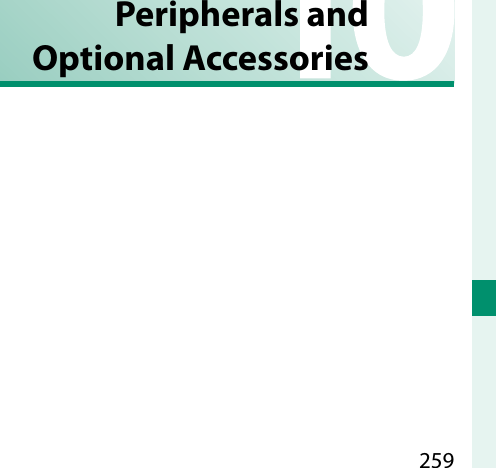 259 Peripherals  and Optional Accessories