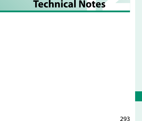 293 Technical  Notes
