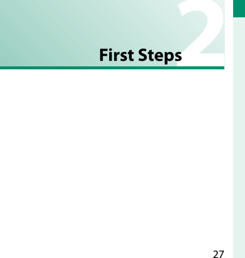 27 First  Steps