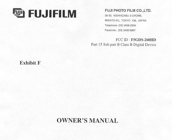 Digital Camera User Manual