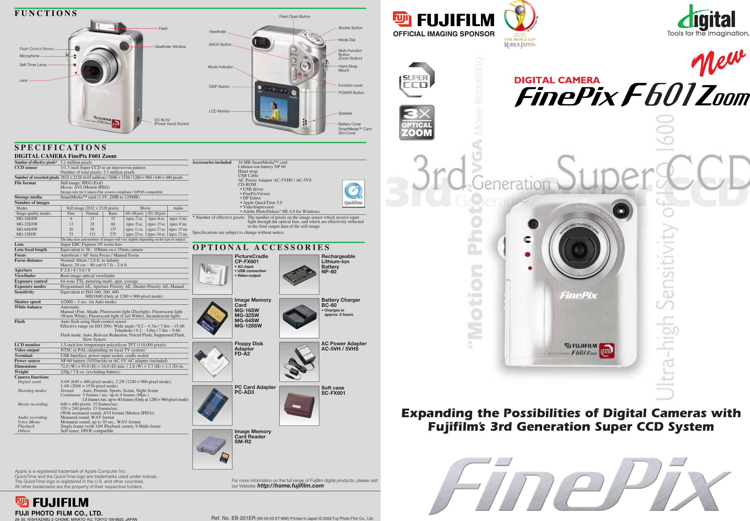 Page 5 of 5 - FujiFilm F601 FP601Z-Œ¼ﬂÅ‘C’³-1 User Manual  To The F65c999c-a630-4531-99da-4d4fb4ca1e2c