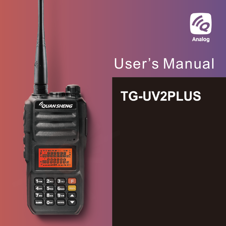 User&rsquo;s Manual