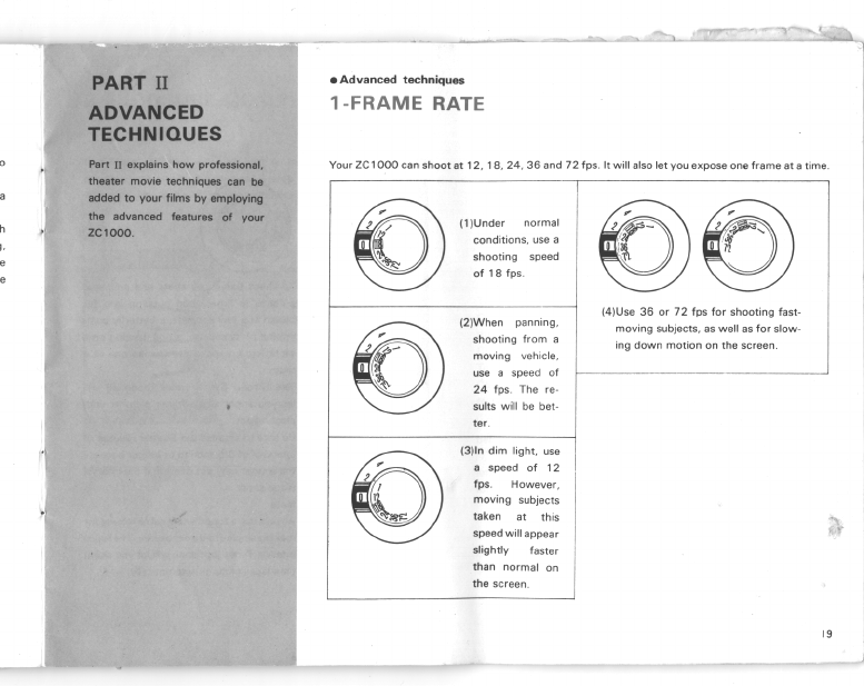 Fujica Zc1000 Owners Manual