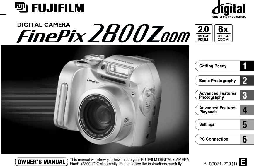 Mode d'emploi Fujifilm FinePix 2800 Zoom (49 des pages