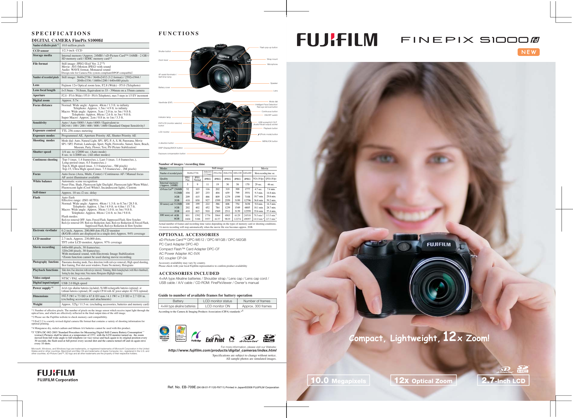 Fujifilm Finepix S1000 Users Manual S1000 H1 H4 3