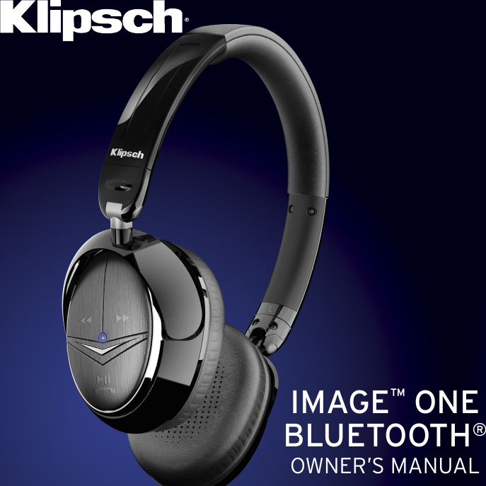 OWNER&rsquo;S MANUALIMAGE&trade; ONEBLUETOOTH&reg;  