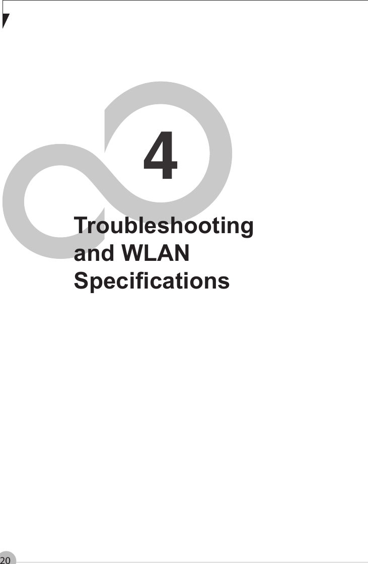 20Troubleshootingand WLAN Specifications