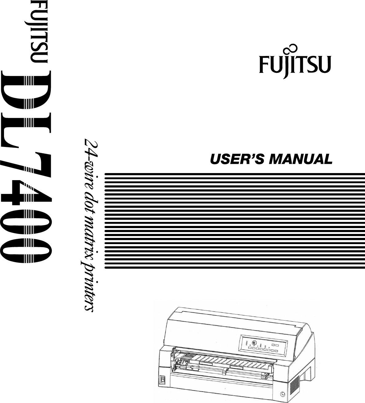 Fujitsu Isotec M A Dot Matrix Printer User Manual Fujitsu Dl