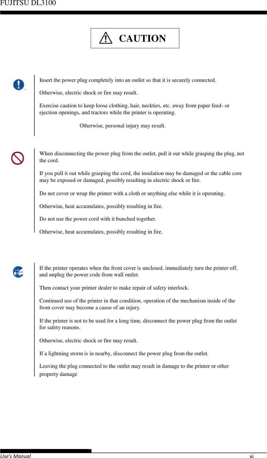 Page 15 of Fujitsu Isotec 021M33342A Dot Matrix Printer User Manual Part 1 of 2
