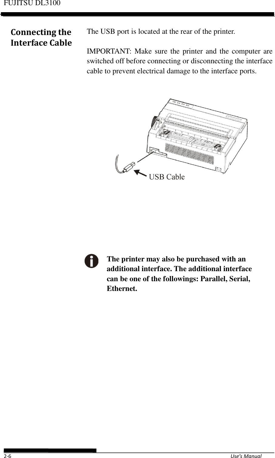 Page 30 of Fujitsu Isotec 021M33342A Dot Matrix Printer User Manual Part 1 of 2
