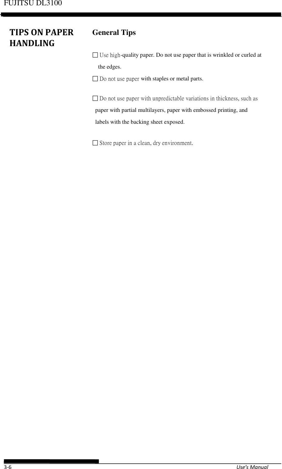 Page 38 of Fujitsu Isotec 021M33342A Dot Matrix Printer User Manual Part 1 of 2