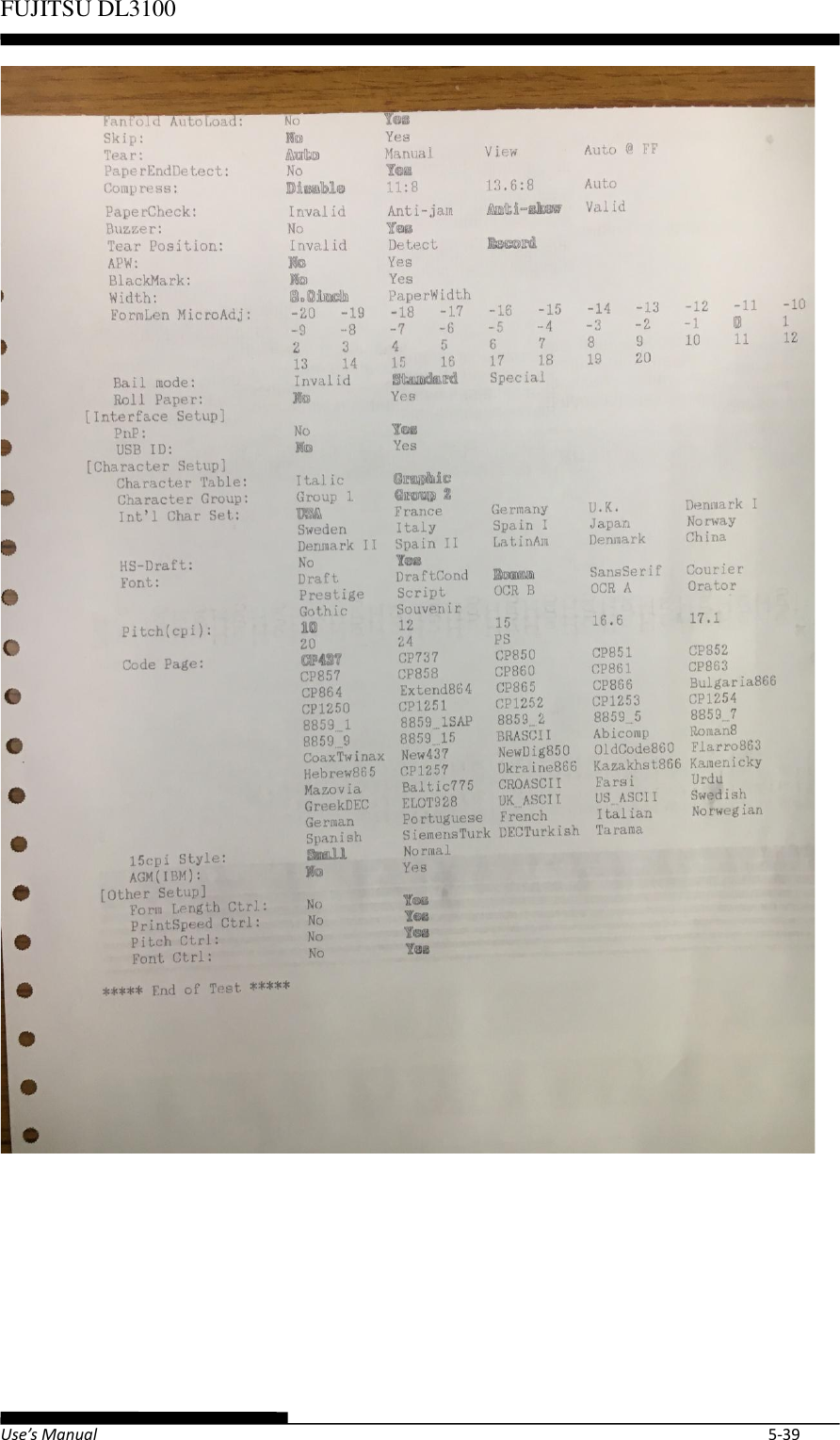 Page 89 of Fujitsu Isotec 021M33342A Dot Matrix Printer User Manual Part 1 of 2