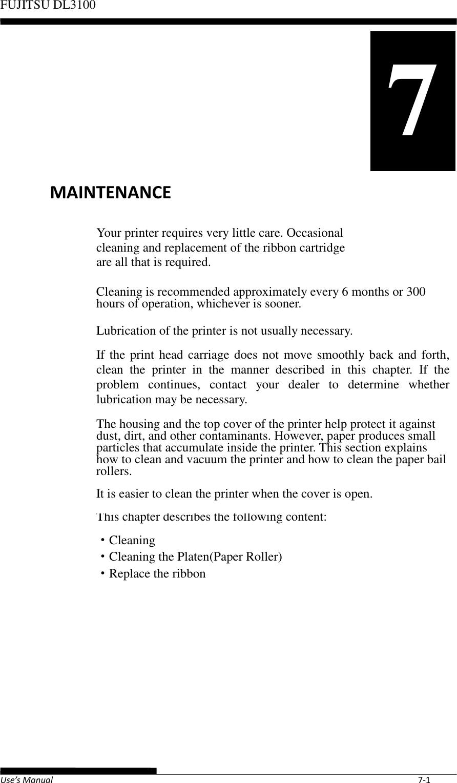 Page 99 of Fujitsu Isotec 021M33342A Dot Matrix Printer User Manual Part 1 of 2