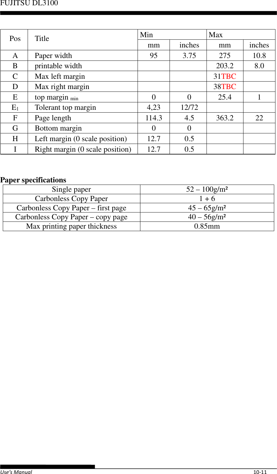 Page 27 of Fujitsu Isotec 021M33342A Dot Matrix Printer User Manual Part 2 of 2