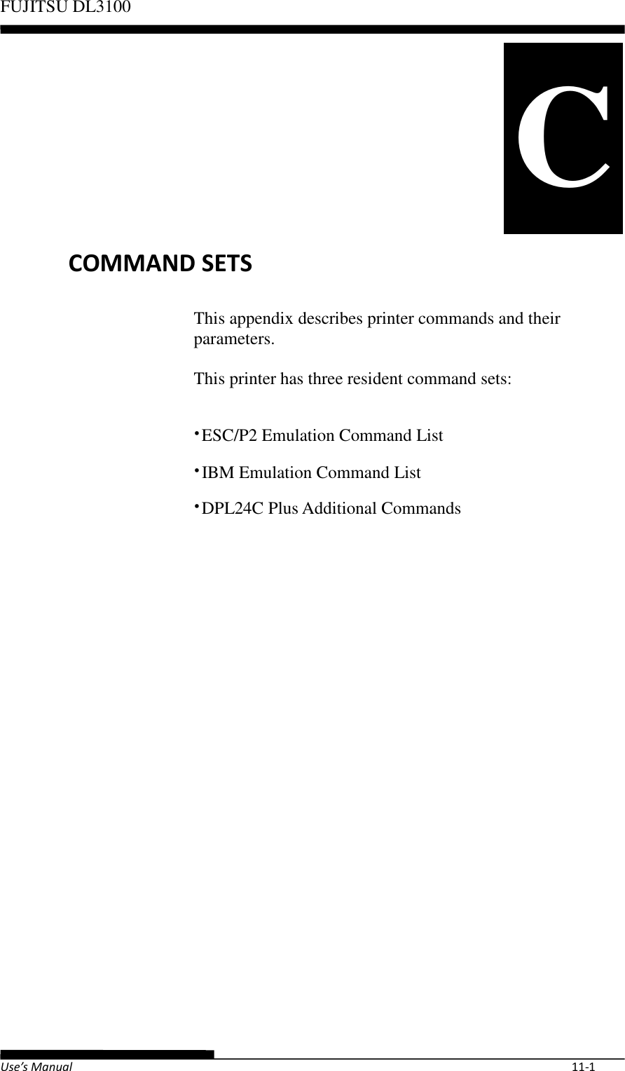 Page 29 of Fujitsu Isotec 021M33342A Dot Matrix Printer User Manual Part 2 of 2