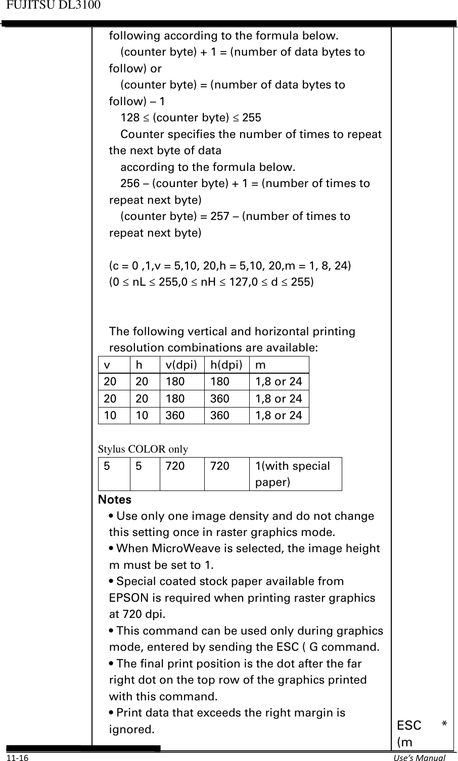 Page 44 of Fujitsu Isotec 021M33342A Dot Matrix Printer User Manual Part 2 of 2