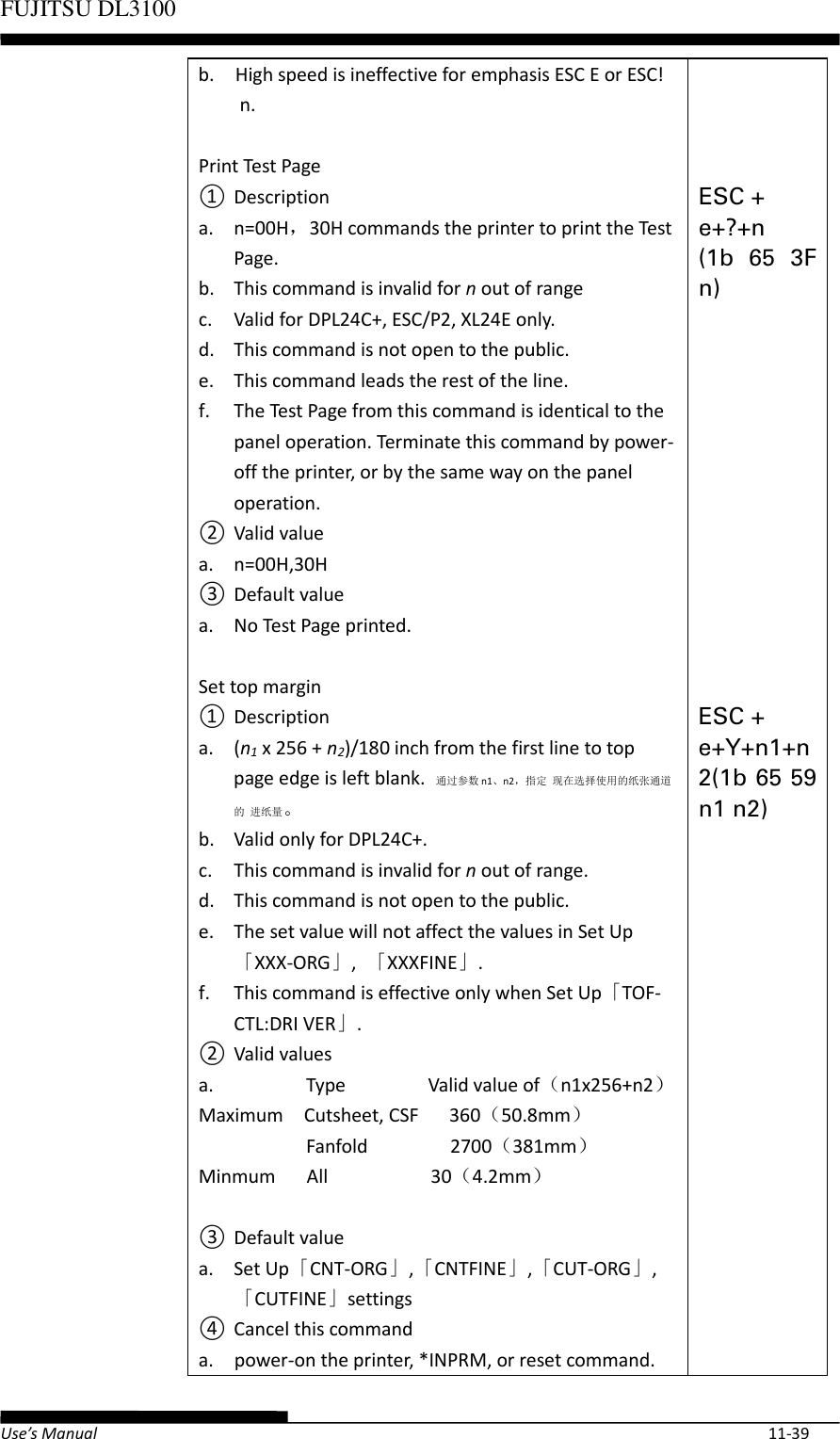 Page 67 of Fujitsu Isotec 021M33342A Dot Matrix Printer User Manual Part 2 of 2