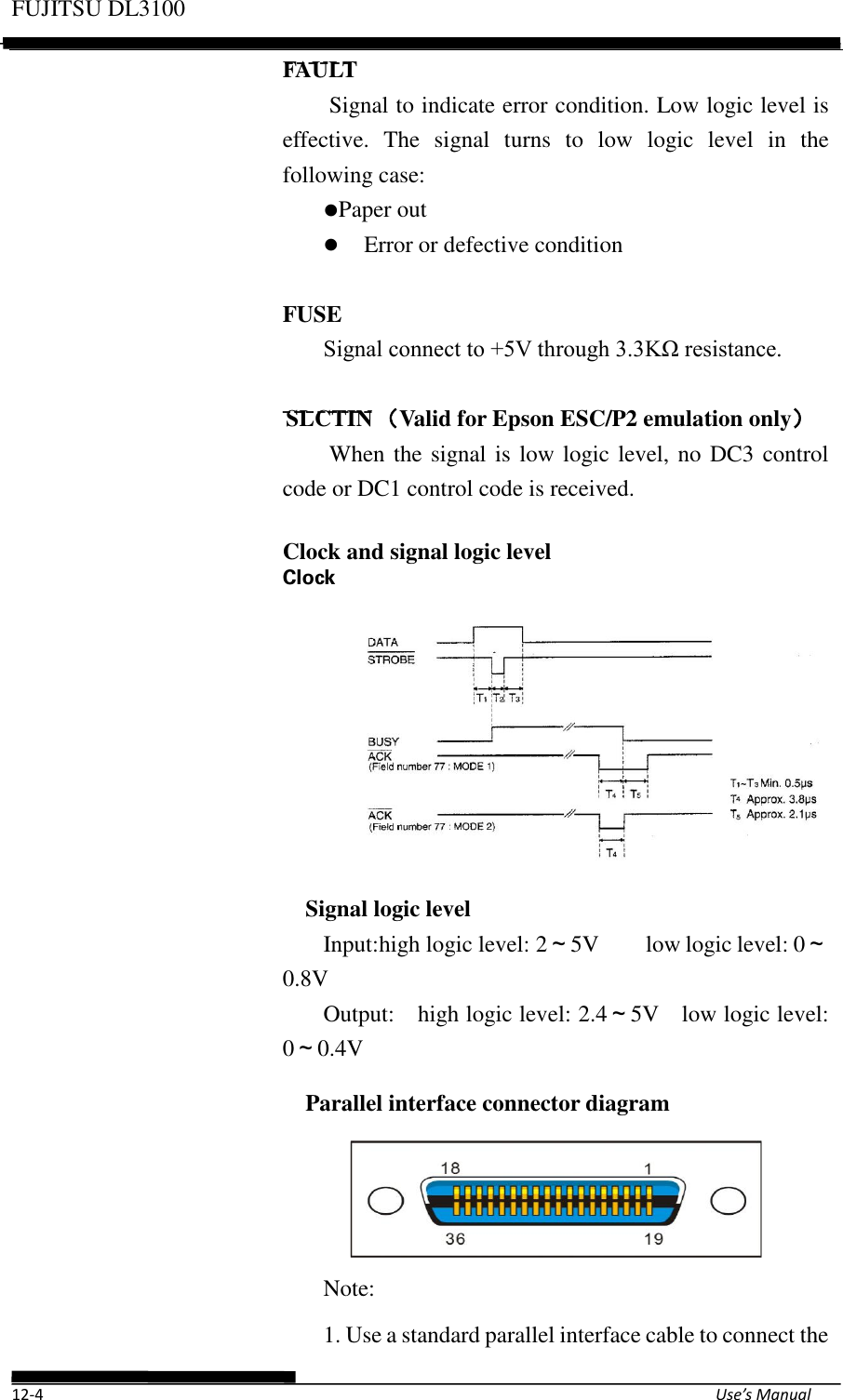 Page 76 of Fujitsu Isotec 021M33342A Dot Matrix Printer User Manual Part 2 of 2