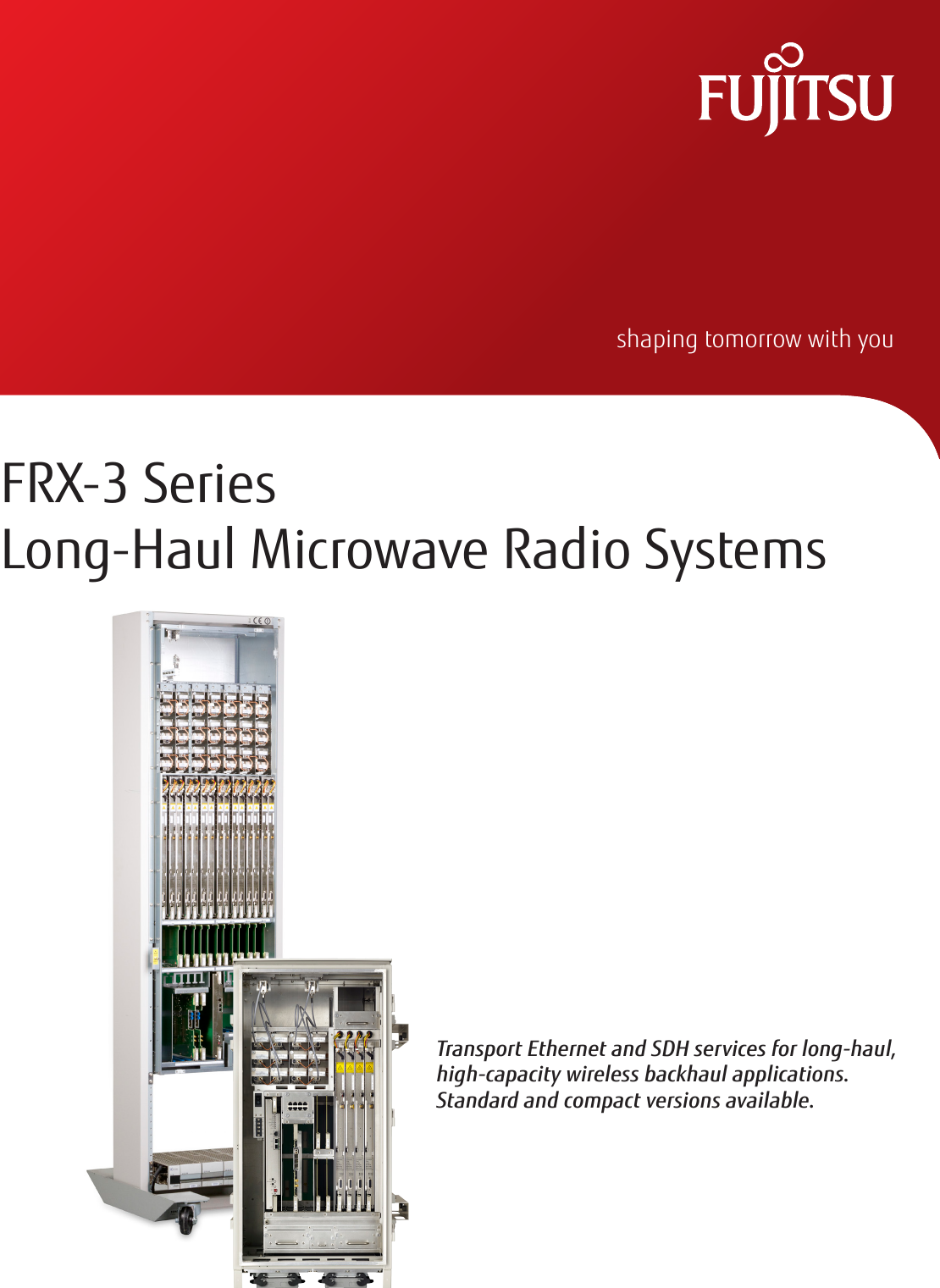 Page 1 of 5 - Fujitsu  FRX-3E Next-Generation Long-Haul Microwave Radio System FRX3Emicrowave