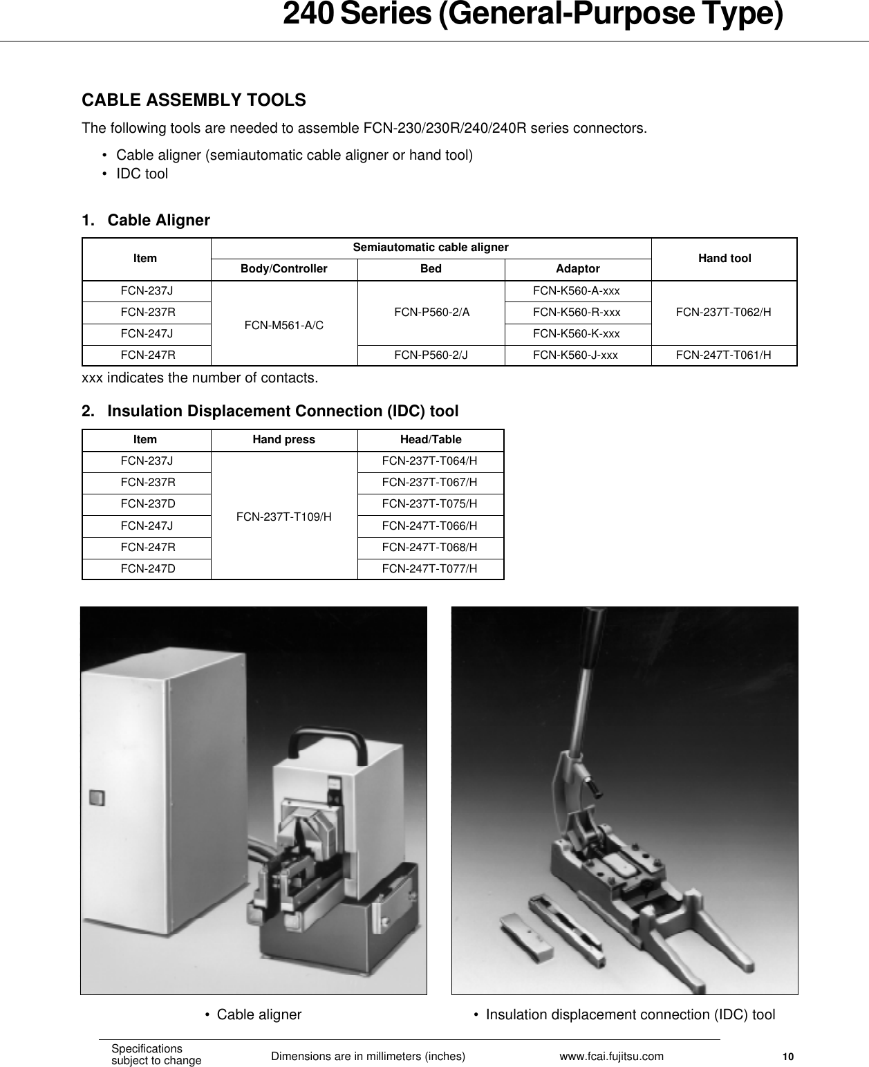 Page 10 of 12 - Fujitsu Fujitsu-Connection-240-Users-Manual- 240 GP Series  Fujitsu-connection-240-users-manual