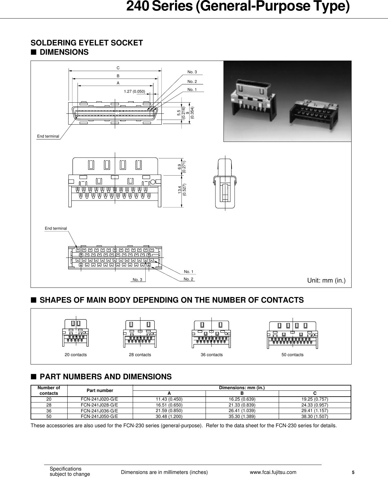 Page 5 of 12 - Fujitsu Fujitsu-Connection-240-Users-Manual- 240 GP Series  Fujitsu-connection-240-users-manual