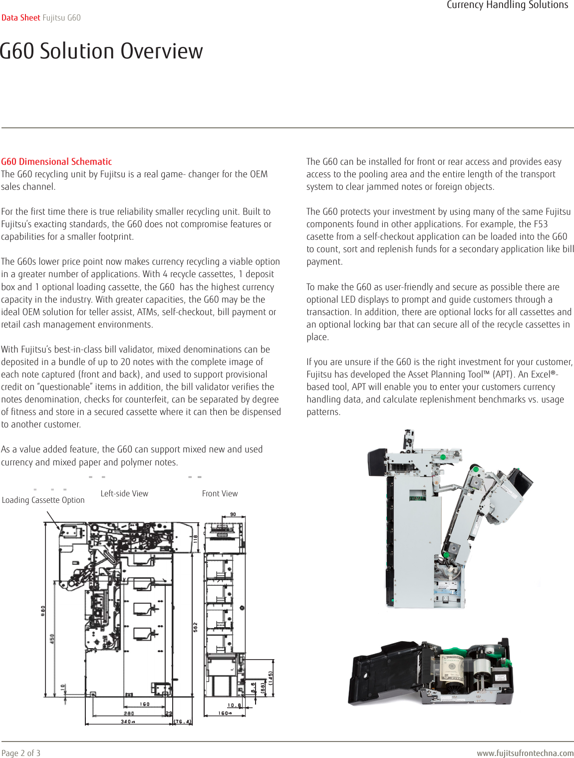 Page 2 of 3 - Fujitsu  Datasheet US G60 101117