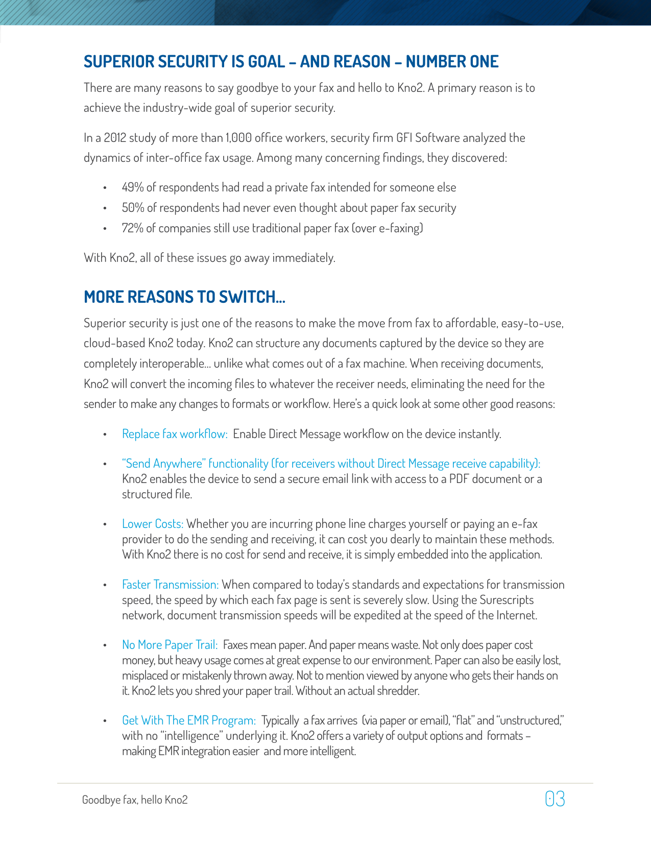 Page 4 of 5 - Fujitsu  Security And Kno2 - Fax Alternative Healthcare READ MORE Replacement