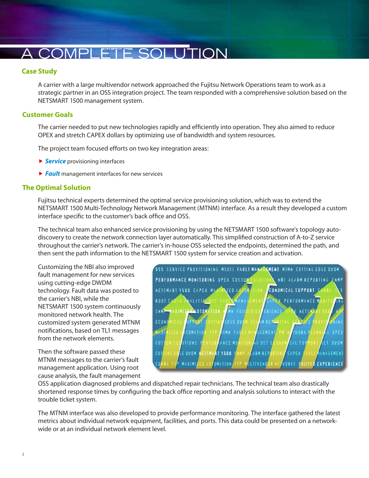 Page 4 of 8 - Fujitsu  NETSMART 1500 OSS Integration NETSMART1500