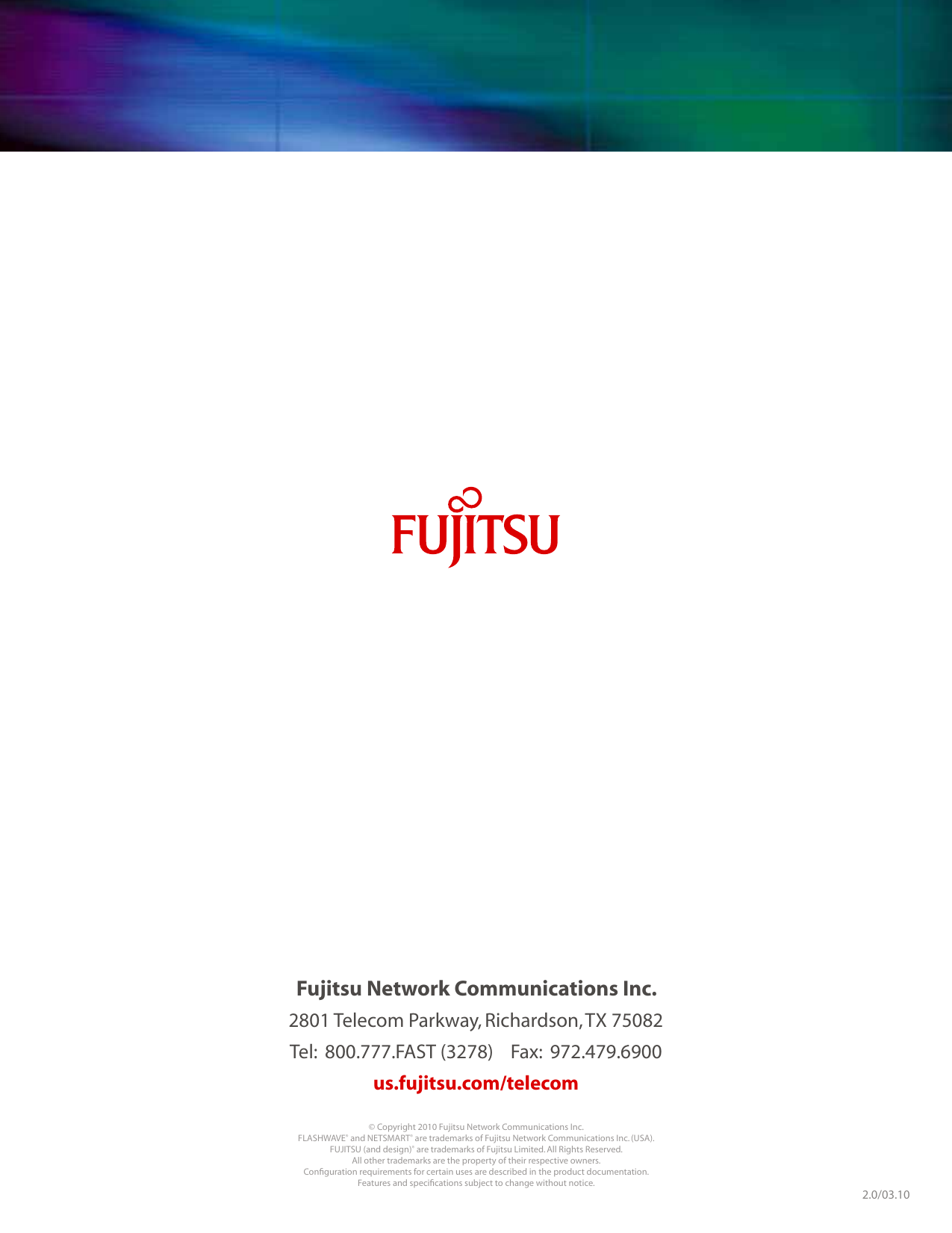 Page 8 of 8 - Fujitsu  NETSMART 1500 OSS Integration NETSMART1500