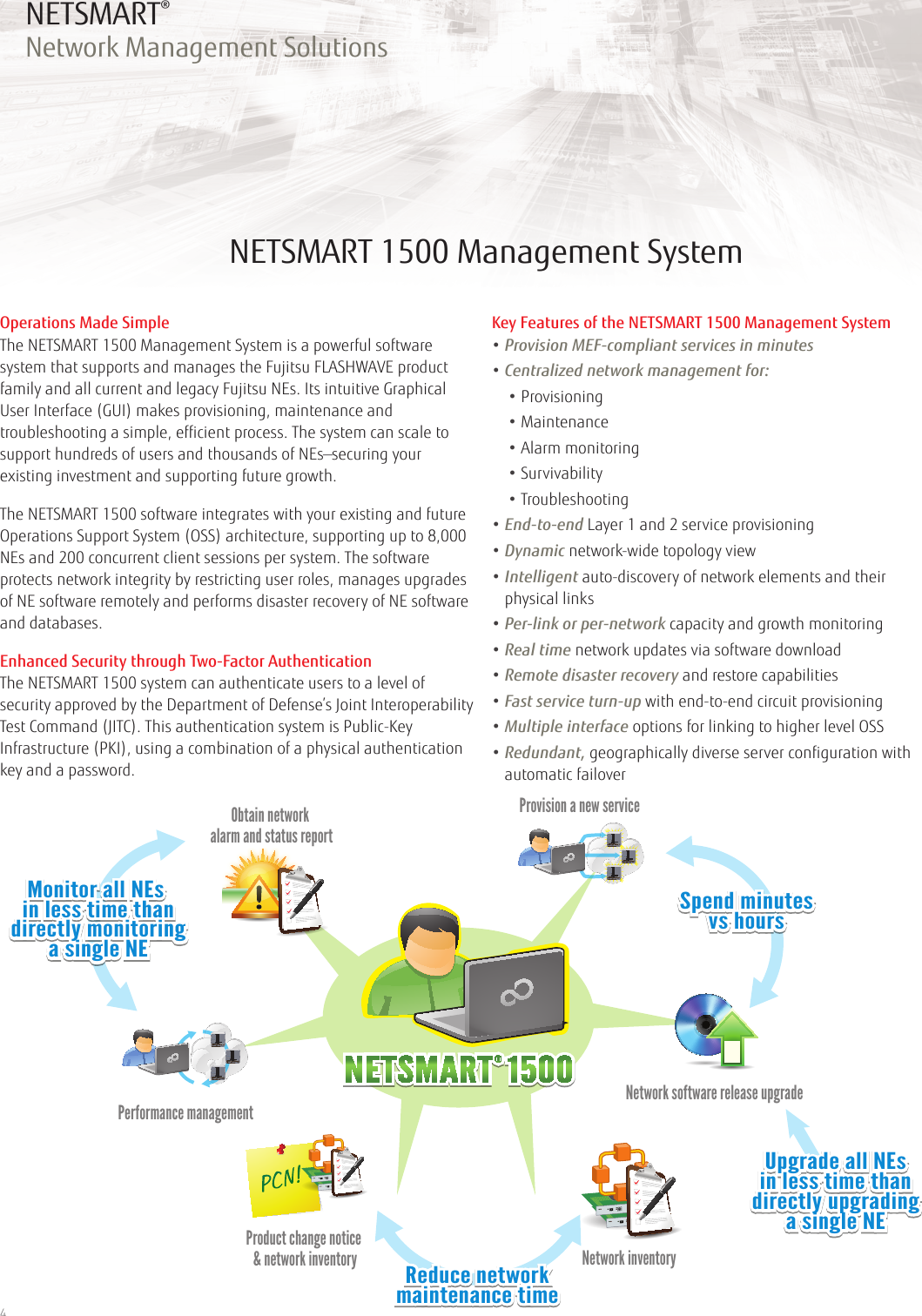 Page 4 of 7 - Fujitsu  NETSMART 500 NETSMART5001500