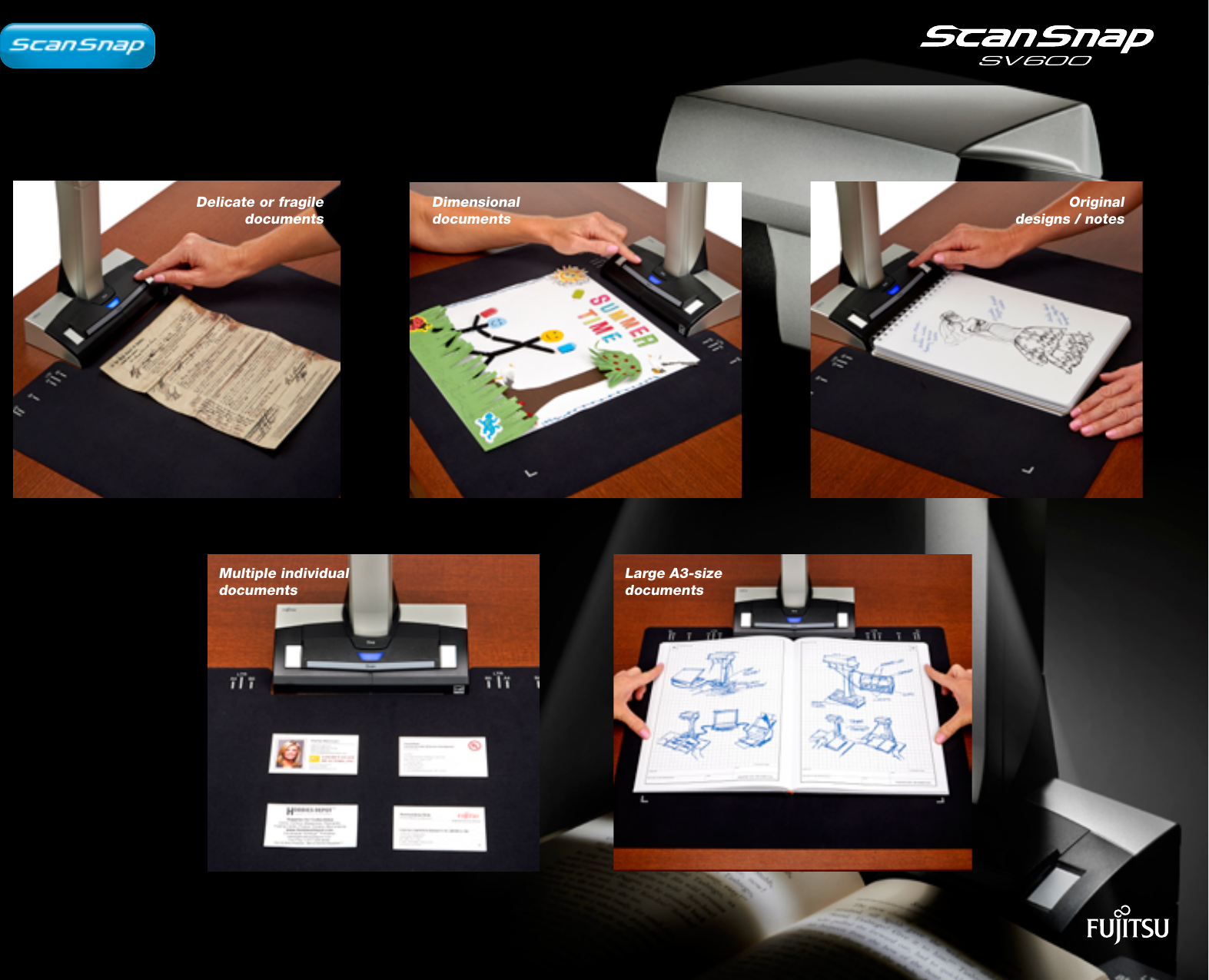 Page 5 of 6 - Fujitsu ScanSnap SV600 Contactless  Scanner Datasheet Scan Snap 0517