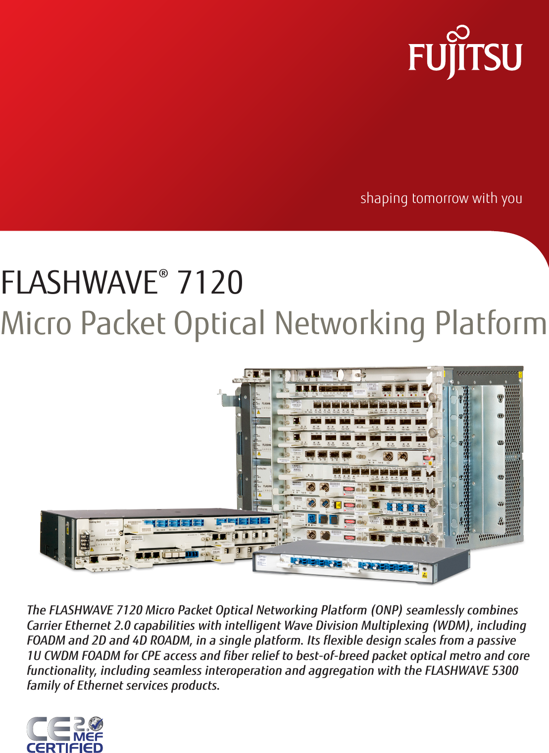 Page 1 of 4 - Fujitsu  FLASHWAVE 7120 Flashwave7120