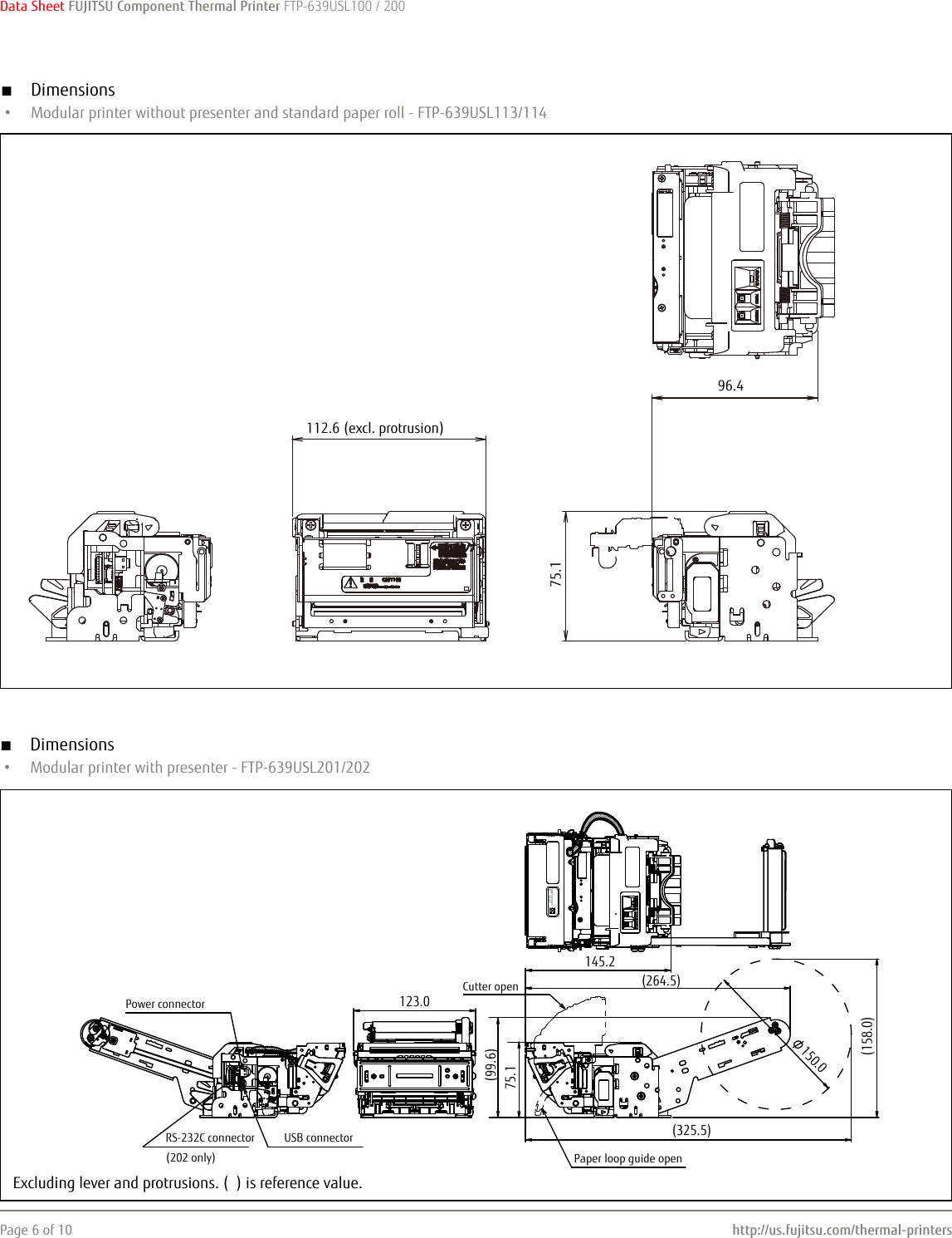 Page 6 of 10 - Fujitsu Fujitsu--of-the-factsheet FTP-639USL103/104/113/114/ 201/202 Ftp-639usl100-200