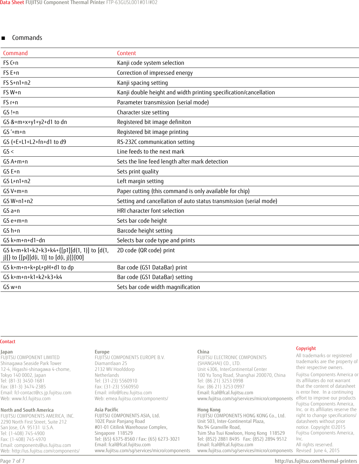 Page 7 of 7 - Fujitsu Fujitsu--of-the-factsheet Datasheet Ftp-63gusl001