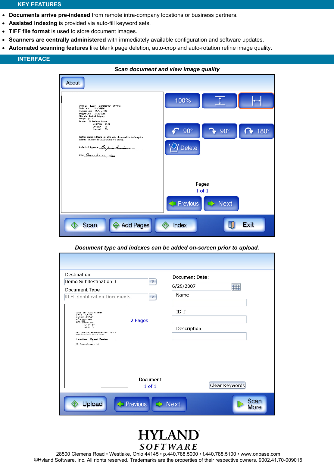 Page 2 of 2 - Fujitsu - PRODUCT_OVERVIEW_Integraton For_Fujitsu_fi6010NS_9_0x  Brochure Hyland Sheet