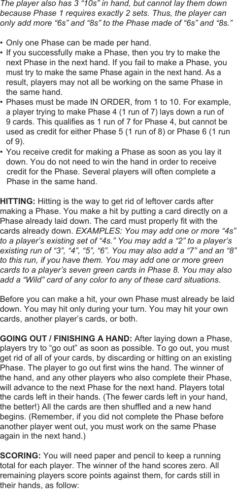 Page 4 of 6 - Fundex-Games Fundex-Games-Phase-10-Deluxe-Users-Manual- 9420-20_I_PH10 Deluxe_p1  Fundex-games-phase-10-deluxe-users-manual