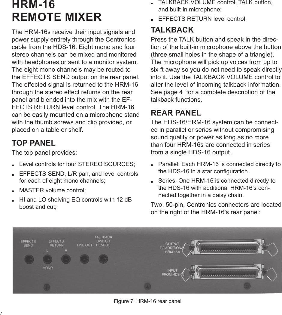 Page 8 of 12 - Furman-Sound Furman-Sound-Hds-16-Users-Manual- HDS-16 & HRM-16 Manual  Furman-sound-hds-16-users-manual