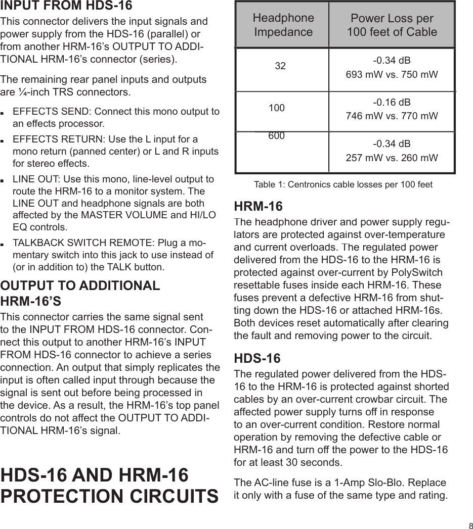 Page 9 of 12 - Furman-Sound Furman-Sound-Hds-16-Users-Manual- HDS-16 & HRM-16 Manual  Furman-sound-hds-16-users-manual