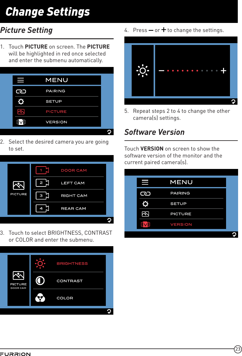 Page 23 of Furrion FCX48TA 2.4GHz wireless module User Manual IM FCM00001 indd