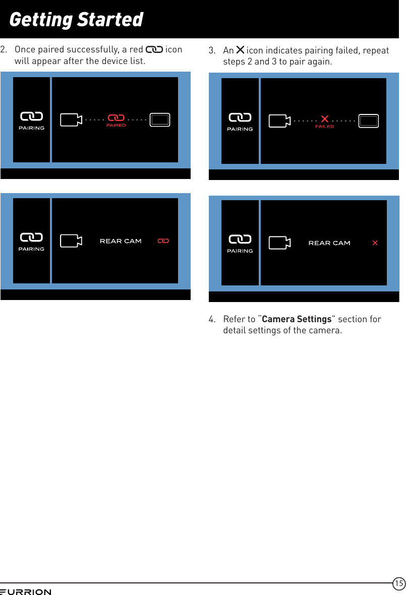 Page 15 of Furrion FOS43TA Vision S Camera System - Monitor User Manual IM FCM00002 indd